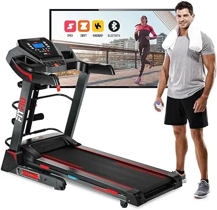 FITFIU Fitness MC-500 — Folding Treadmill With Automatic Inclination