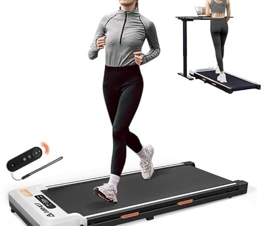 AIRHOT Under Desk Treadmill, Walking Pad 2 in 1 for Walking and Jogging