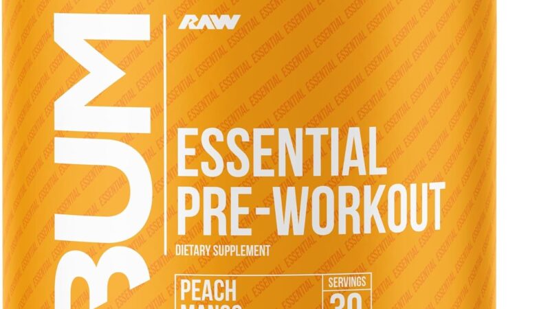 RAW Nutrition Essential Pre: The Clean, Effective Pre-Workout for Peak Performance