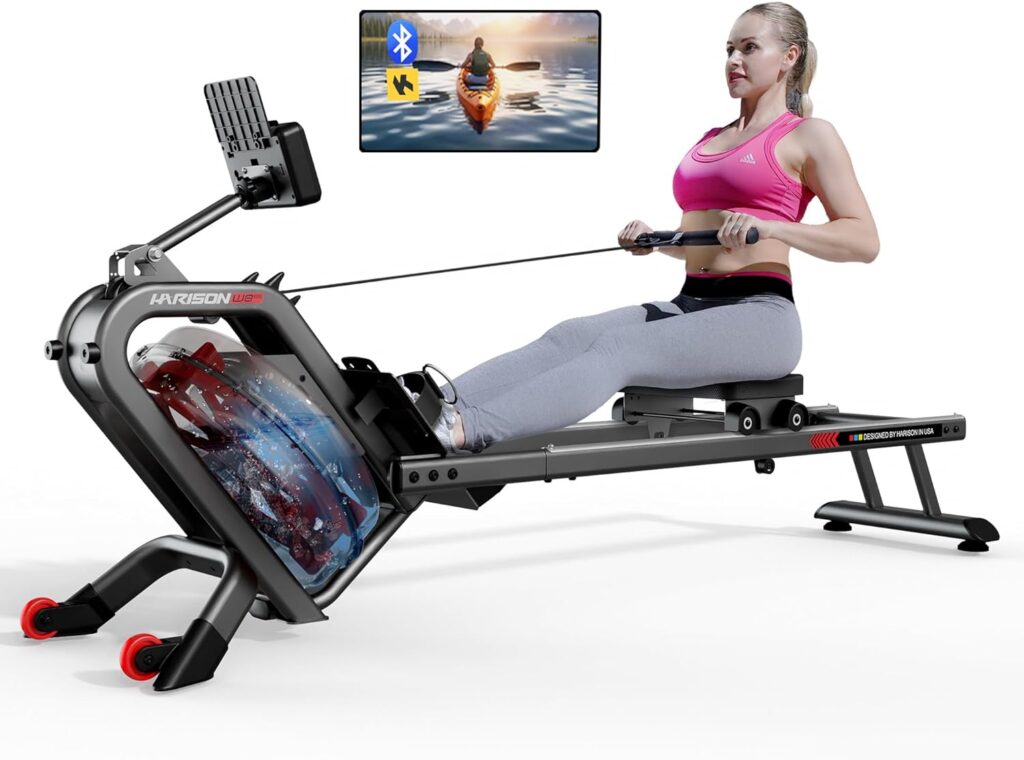 HARISON Water Rowing Machine in gym setting