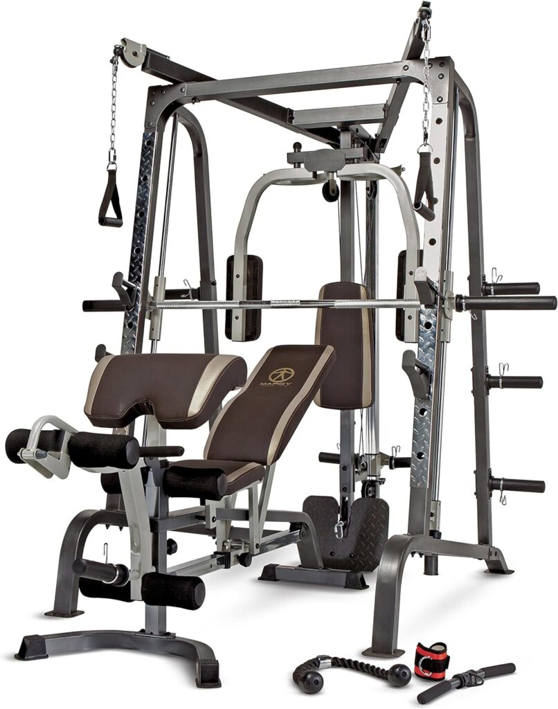 MARCY Pro Smith Cage Workout Machine in Home Gym