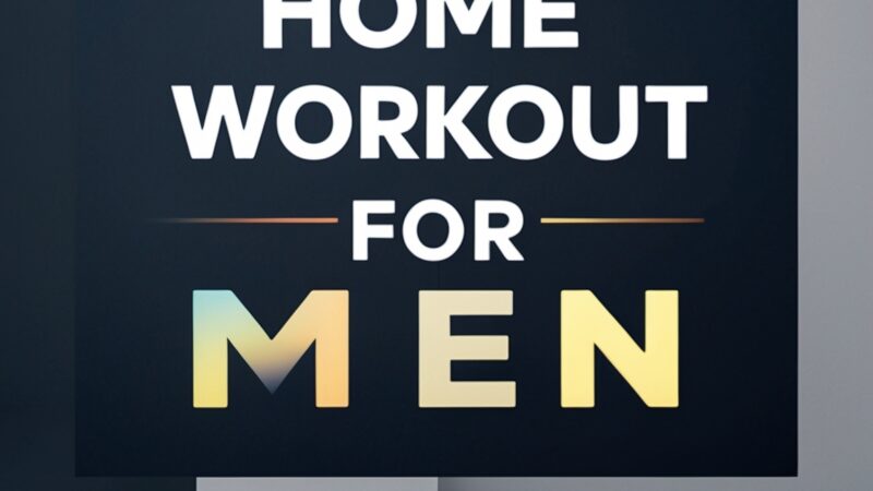 Home Workout For Men: Your Ultimate Guide