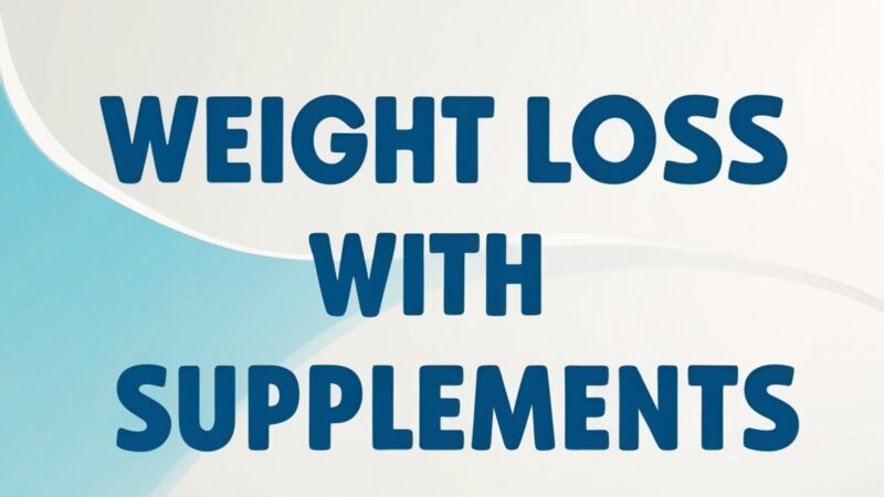 Weight Loss with Supplements: A Step-by-Step Visual Guide