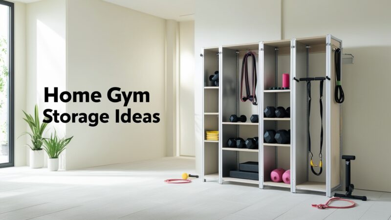 Top Home Gym Storage Ideas for Maximum Space Efficiency