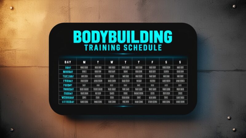 Effective Bodybuilding Training Schedule for Muscle Growth