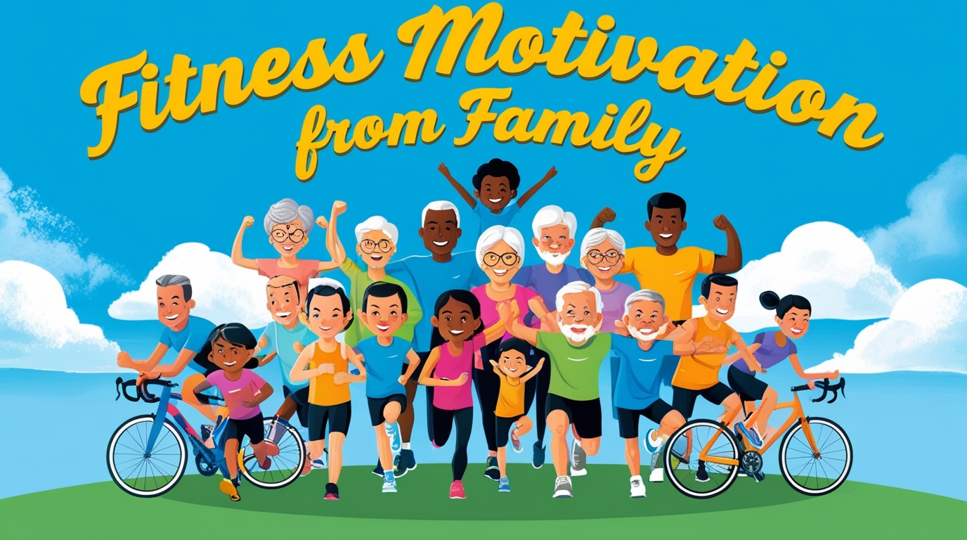 Fitness Motivation Enhanced by Family Support