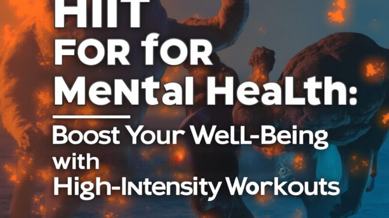 HIIT for Mental Health: Boost Your Well-Being with High-Intensity Workouts