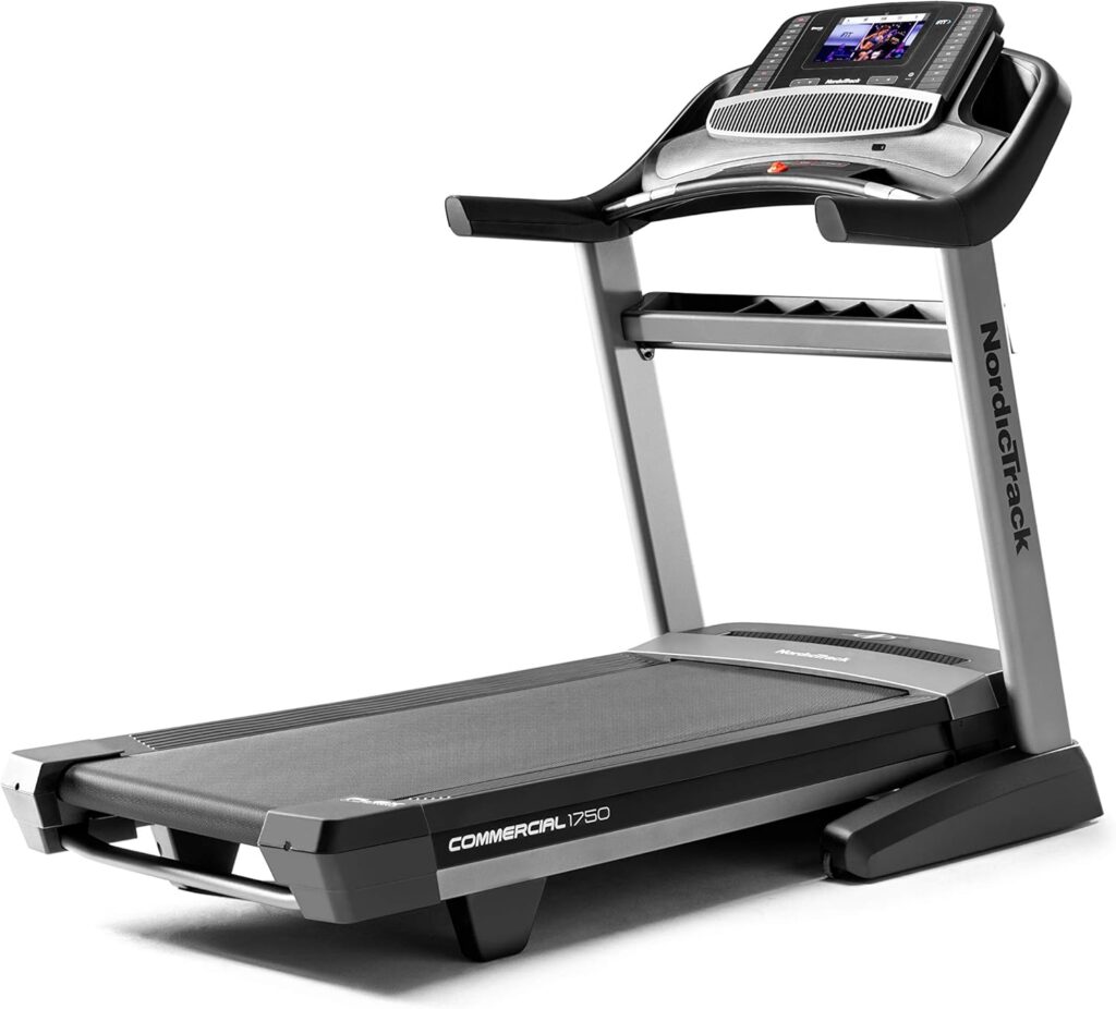 NordicTrack Commercial Series 1750 Treadmill in a modern gym setting