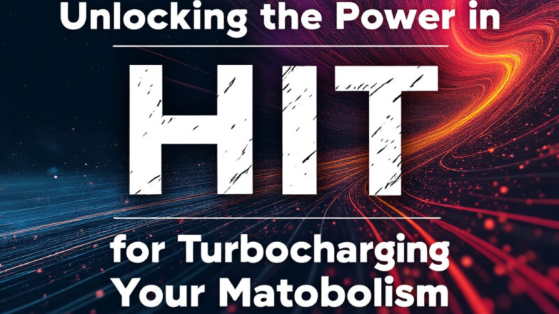 Boost Your Metabolism with HIIT: Discover the Power of High-Intensity Interval Training