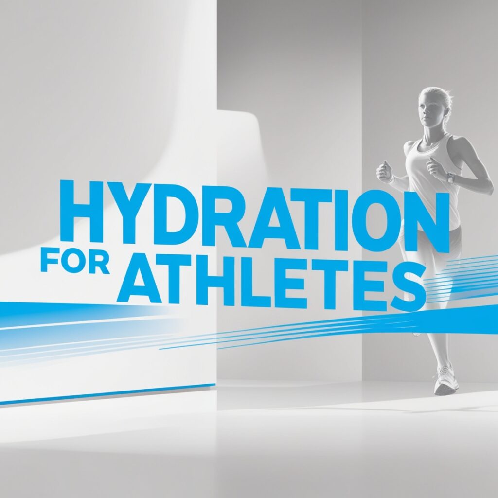 Athletes Drinking Water to Stay Hydrated