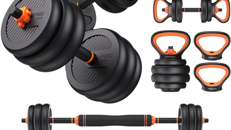 Unlock Your Fitness Potential with FEIERDUN Adjustable Dumbbells