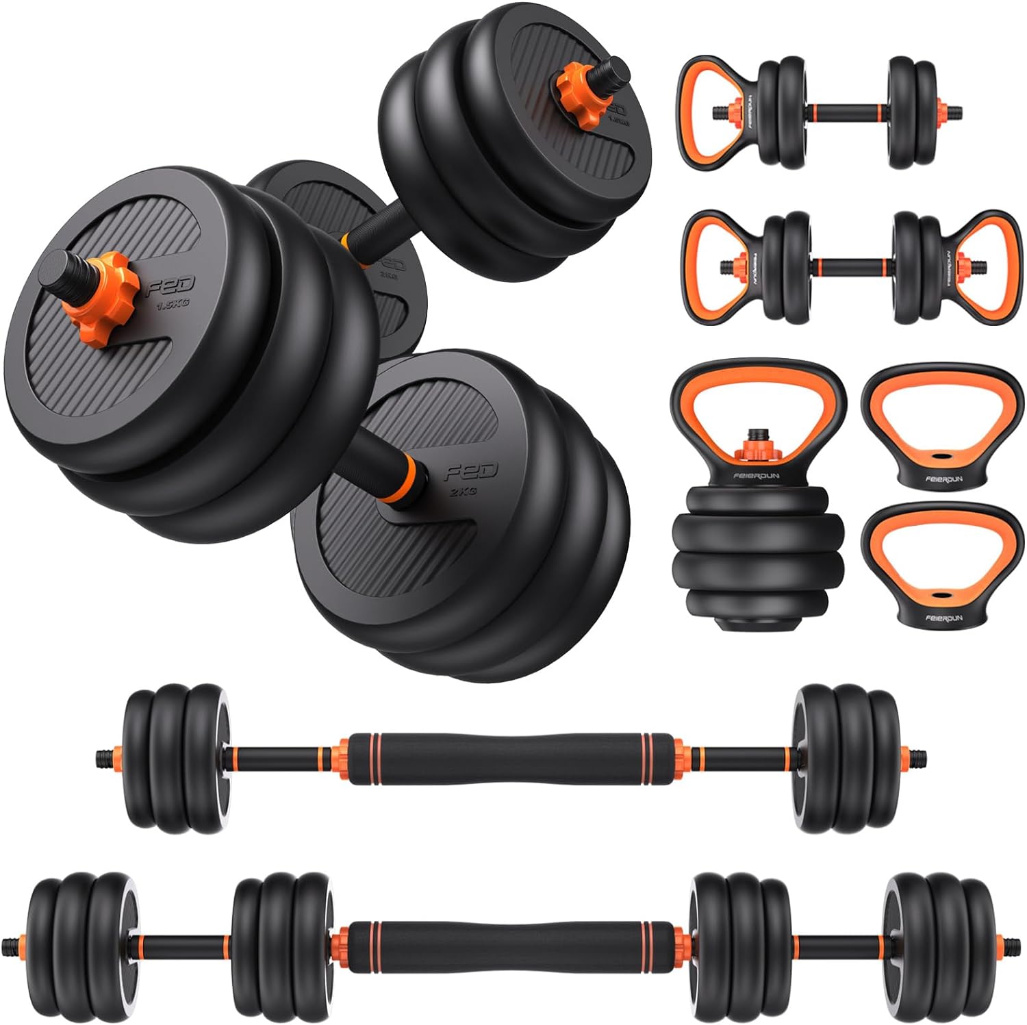 Unlock Your Fitness Potential with FEIERDUN Adjustable Dumbbells