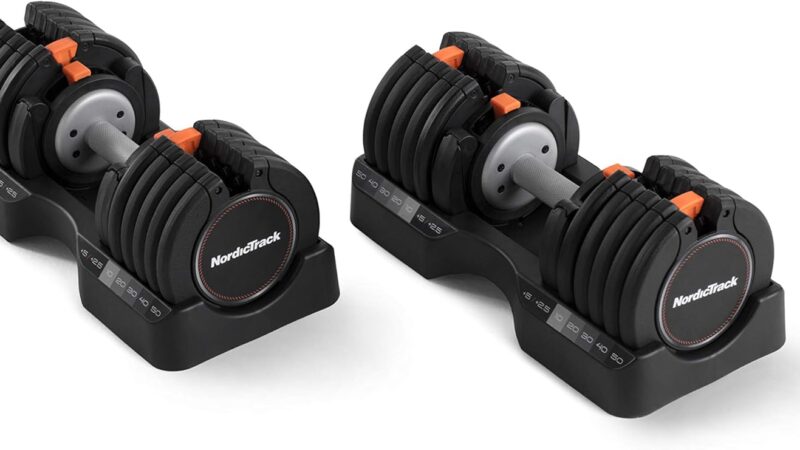 NordicTrack Select-a-Weight Adjustable Dumbbells: Versatility for All Strength Levels