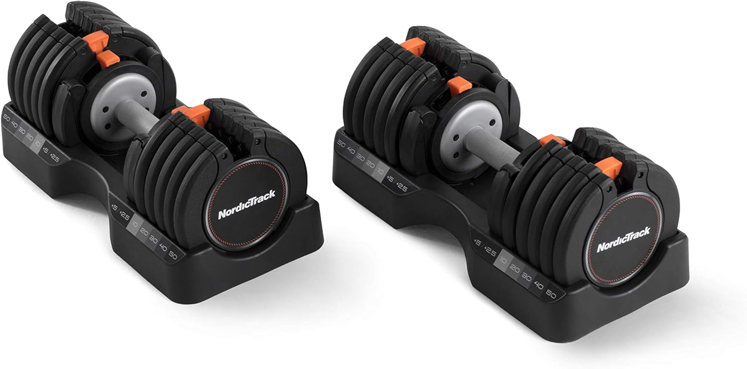 NordicTrack Select-a-Weight Adjustable Dumbbells: Versatility for All Strength Levels