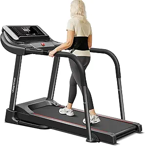 UMAY Fitness Rehab Treadmill – Safe, Foldable with 3-Level Incline and Pulse Sensors