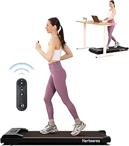 2.5HP Brushless Motor Walking Pad Treadmill with Dual Shock Absorption